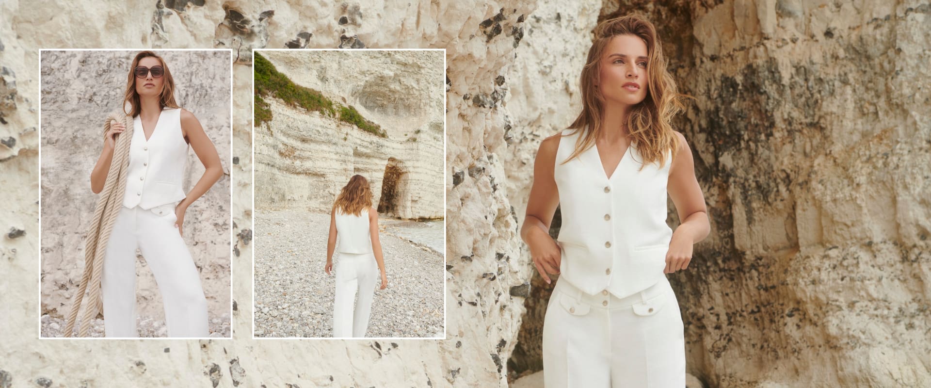 Ensemble tailleur blanc