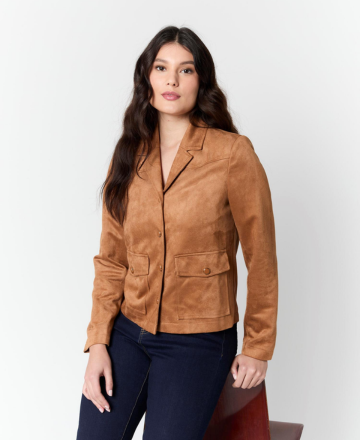 Veste courte camel