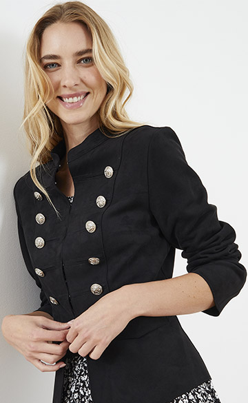 La veste en suédine