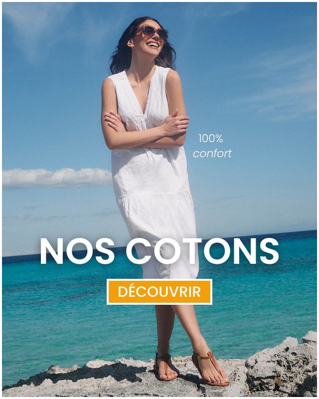 Nos pieces en coton mode Riu Paris