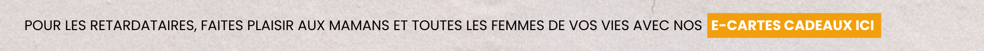 Bandeau Fete des meres