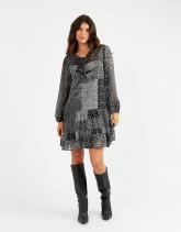 Robe courte imprimée