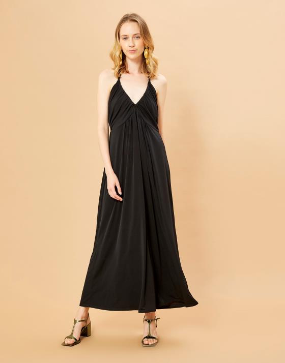 Robe longue unie