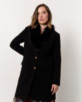 Manteau longueur genoux uni