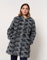 Manteau long imprimé