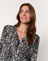 Blouse manches longues imprimée