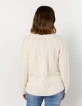 Pull épais contenant de la laine uni