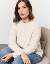 Pull épais contenant de la laine uni