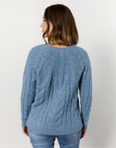 Pull épais contenant de la laine uni