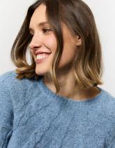 Pull épais contenant de la laine uni