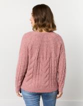 Pull épais contenant de la laine uni