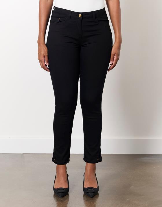 Pantalon 7/8 slim uni