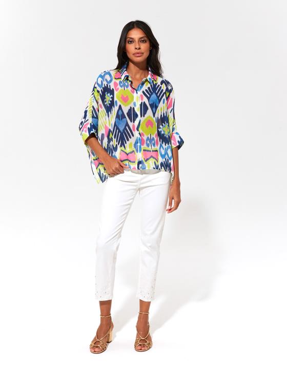 Pantalon court uni