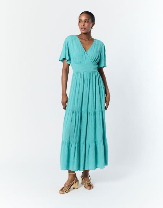 Robe longue unie
