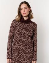 Robe courte avec motifs