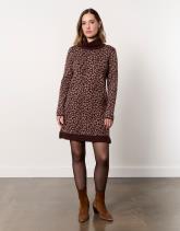 Robe courte avec motifs