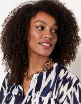 Robe courte imprimé graphique