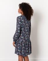 Robe courte imprimé à fleurs