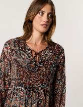 Robe longue imprimée