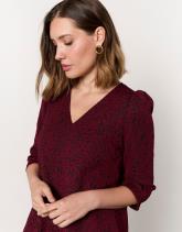 Robe courte bicolore