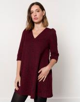 Robe courte bicolore