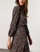 Robe midi imprimée