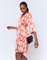 Robe courte imprimé à fleurs