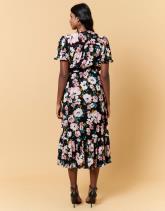 Robe longue imprimé à fleurs