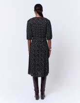 Robe midi imprimée