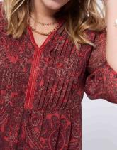 Robe courte imprimée