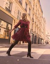 Robe courte imprimée