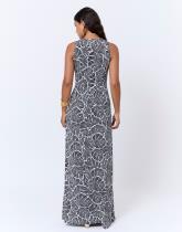 Robe maxi imprimée