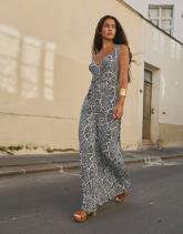Robe maxi imprimée