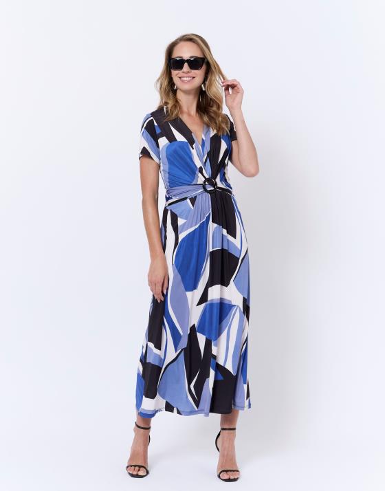 Robe longue imprimée