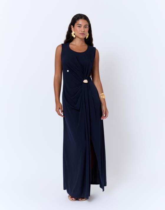 Robe longue unie