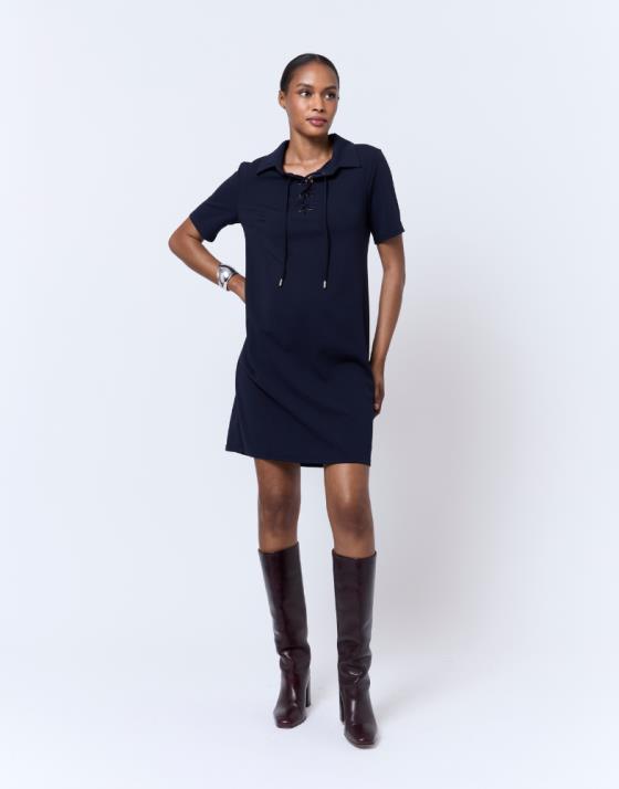 Robe courte unie