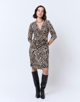 Robe courte imprimée