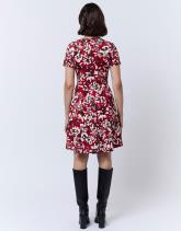 Robe courte imprimé à fleurs