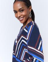 Robe courte imprimé graphique