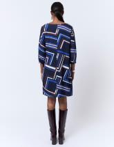 Robe courte imprimé graphique