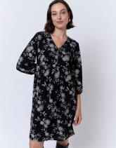 Robe courte imprimé à fleurs
