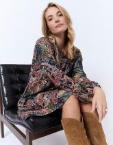 Robe courte imprimée