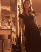 Robe longue à pailletttes