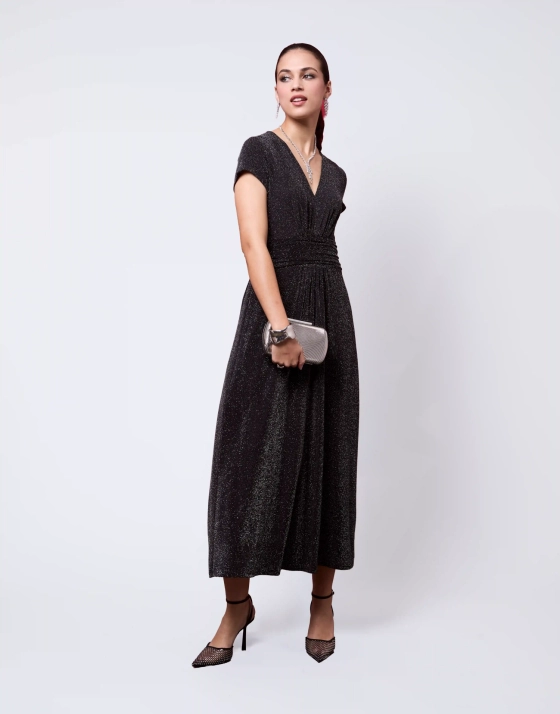 Robe longue à pailletttes