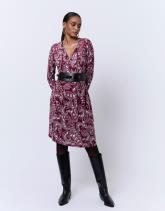 Robe courte imprimée