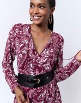 Robe courte imprimée