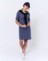 Robe courte rayée