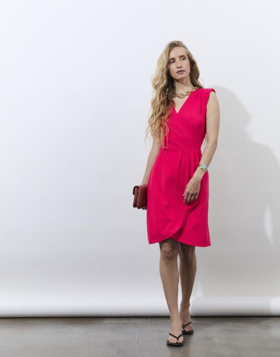 Robe courte unie