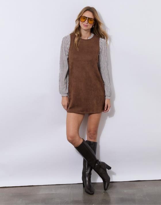 Robe courte unie