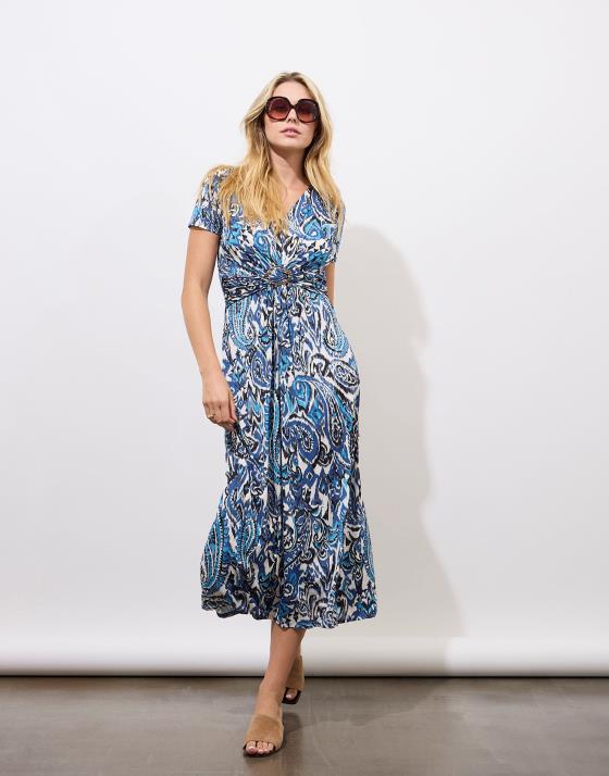 Robe longue imprimée